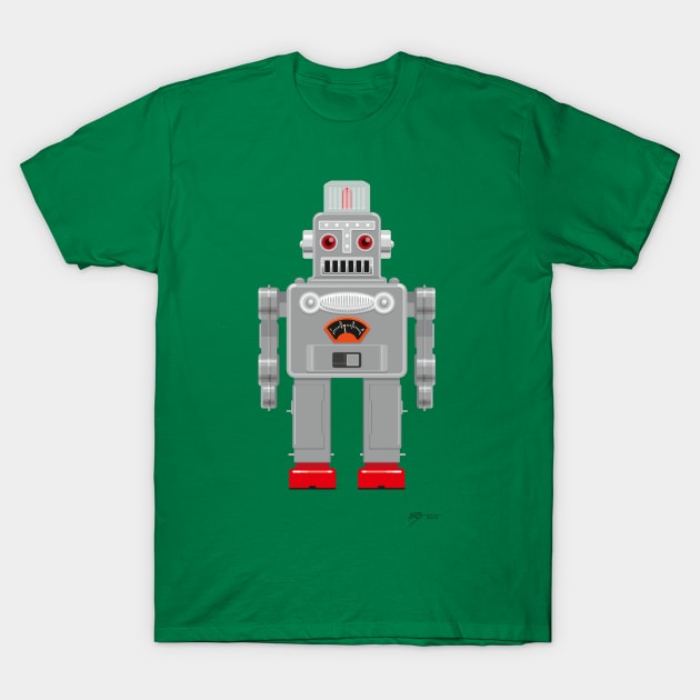 Retro Robot T-Shirt by Tunstall